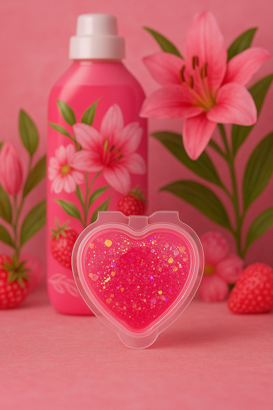 Comfy Strawberry and Lily Gel Wax Melt Pot