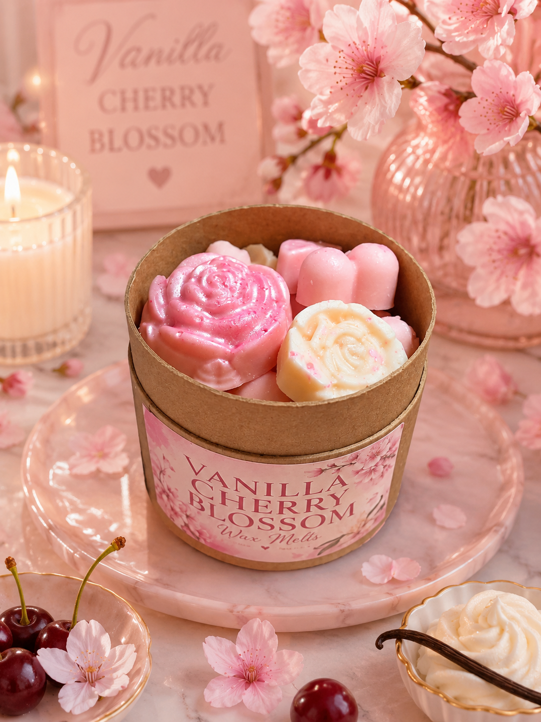 Vanilla Cherry Blossom Scoopies – One-Off Shape Mix