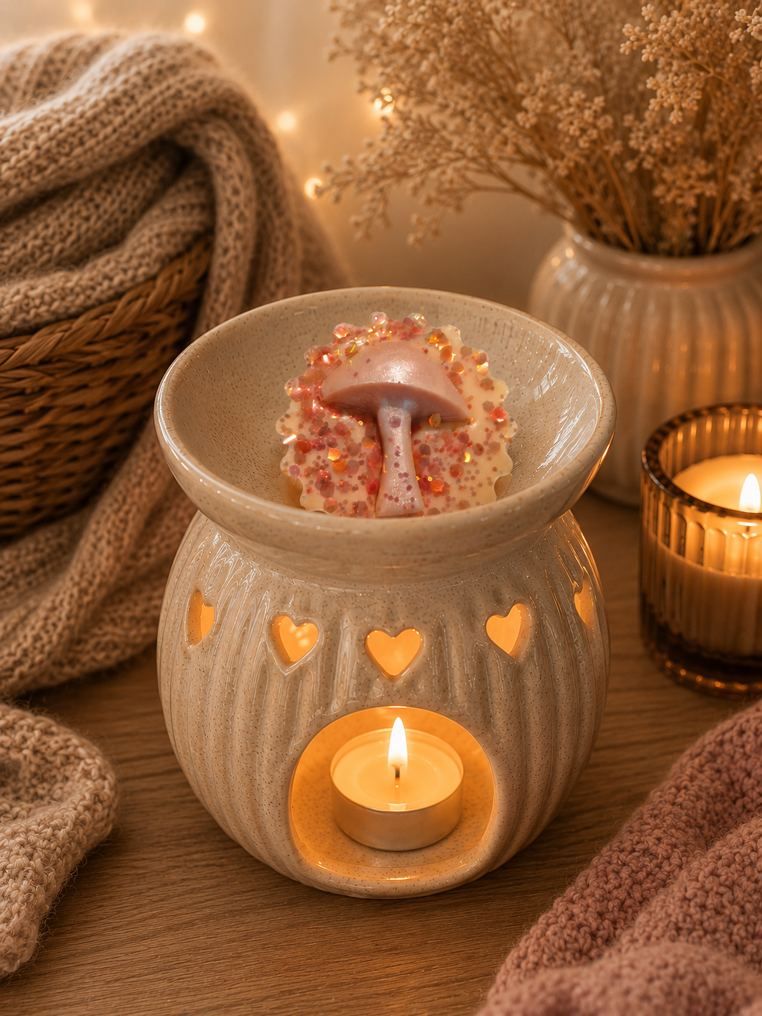 Scarlet Poppy Wax Melt Shape | Strong Scented Soy Wax Melts UK