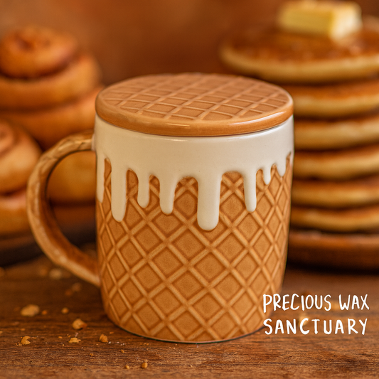 Waffle Mug and Coaster Set