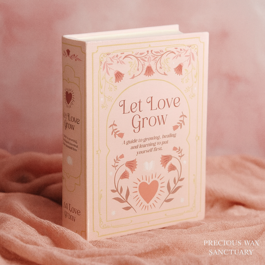 Pink Book Shaped Storage Box