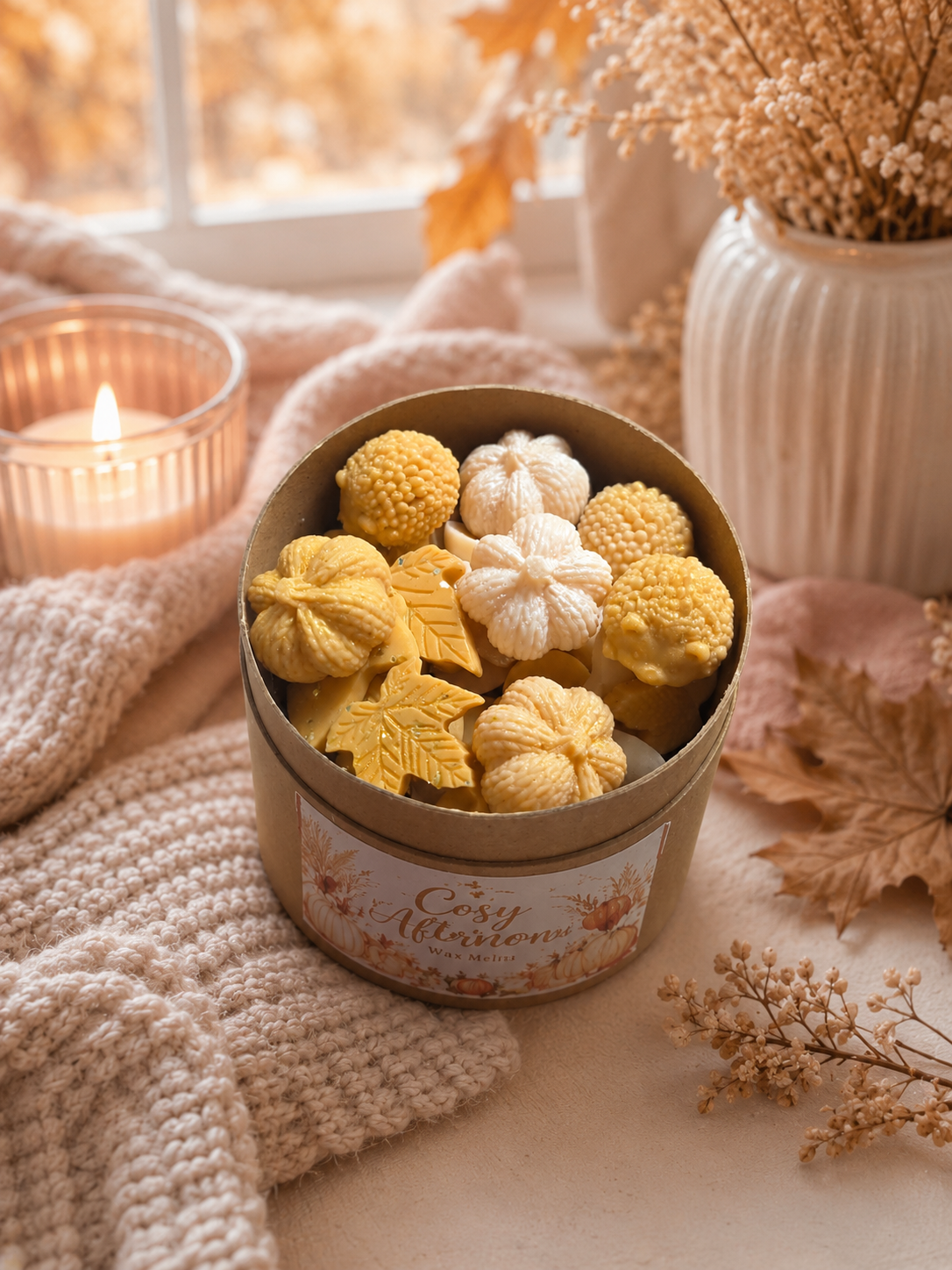 Cosy Afternoon Scoopable Wax Melts | Strong Scented Soy Wax Melts UK