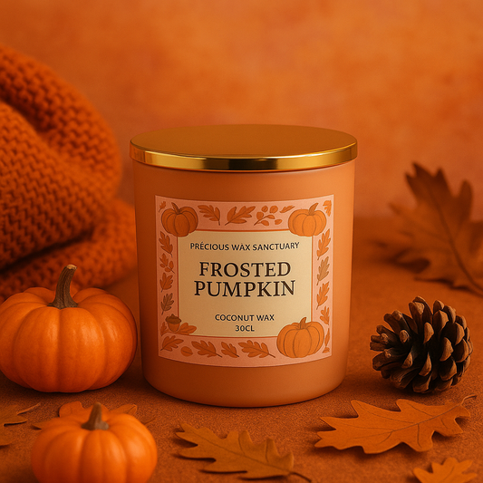 Frosted Pumpkin Candle