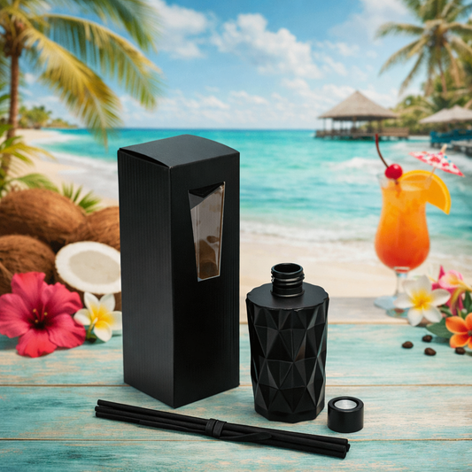 Bahama Breeze Black Diamond Reed Diffuser Gift Set