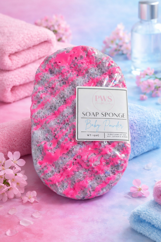 Baby Powder Soap Sponge