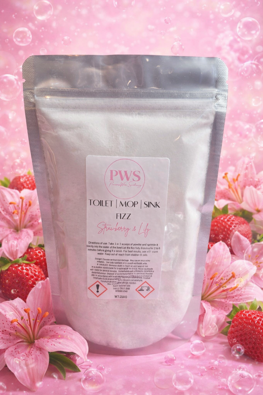 Strawberry and Lily Toilet, Mop and Sink Fizz
