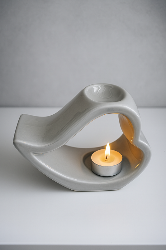 Grey Side Heart Burner