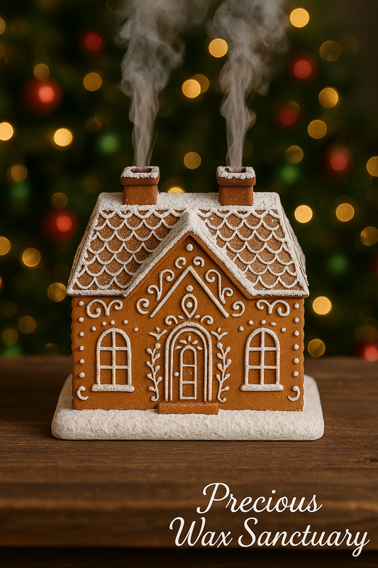 Gingerbread House Incense Cone Burner