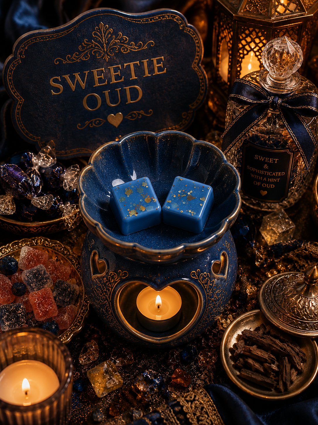 Sweetie Oud Wax Melt | Strong Scented Soy Wax Melts UK