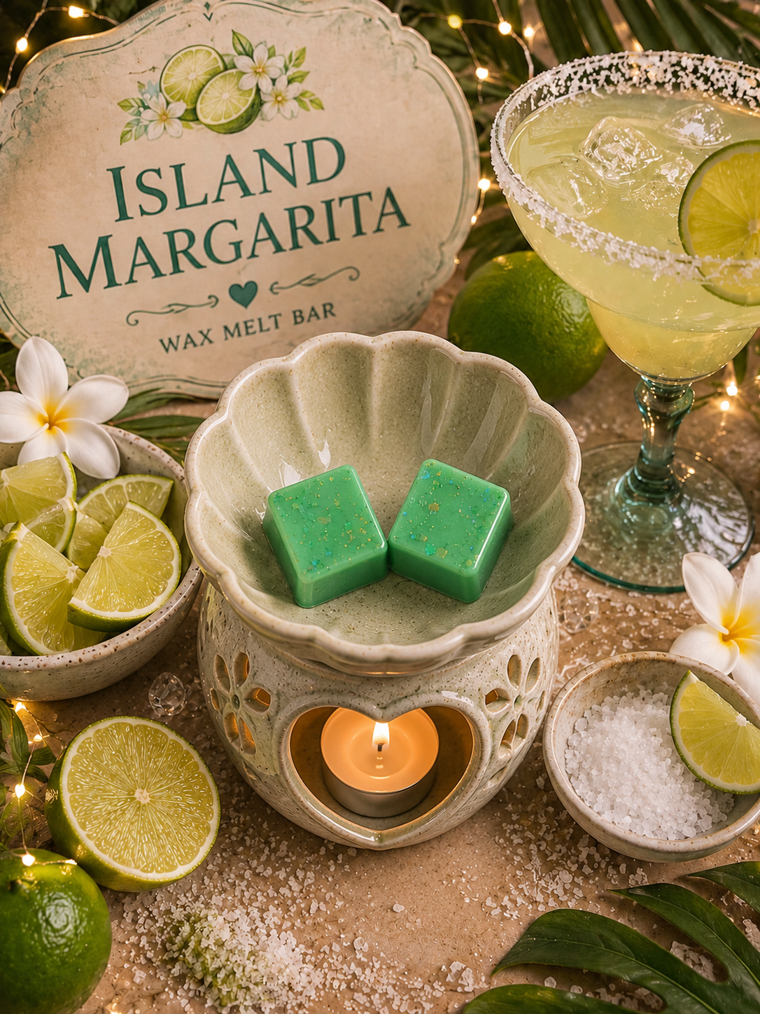 Island Margarita Wax Melt | Strong Scented Soy Wax Melts UK