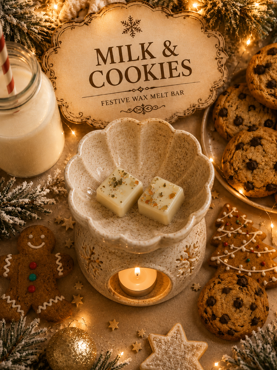 Milk and Cookies Wax Melt | Strong Scented Soy Wax Melts UK