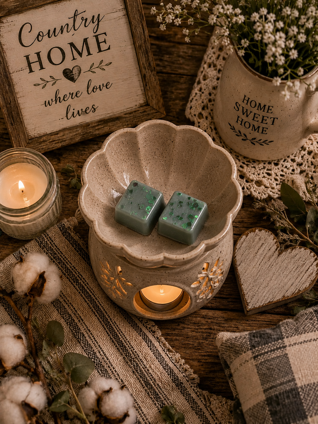 Country Home Wax Melt | Strong Scented Soy Wax Melts UK