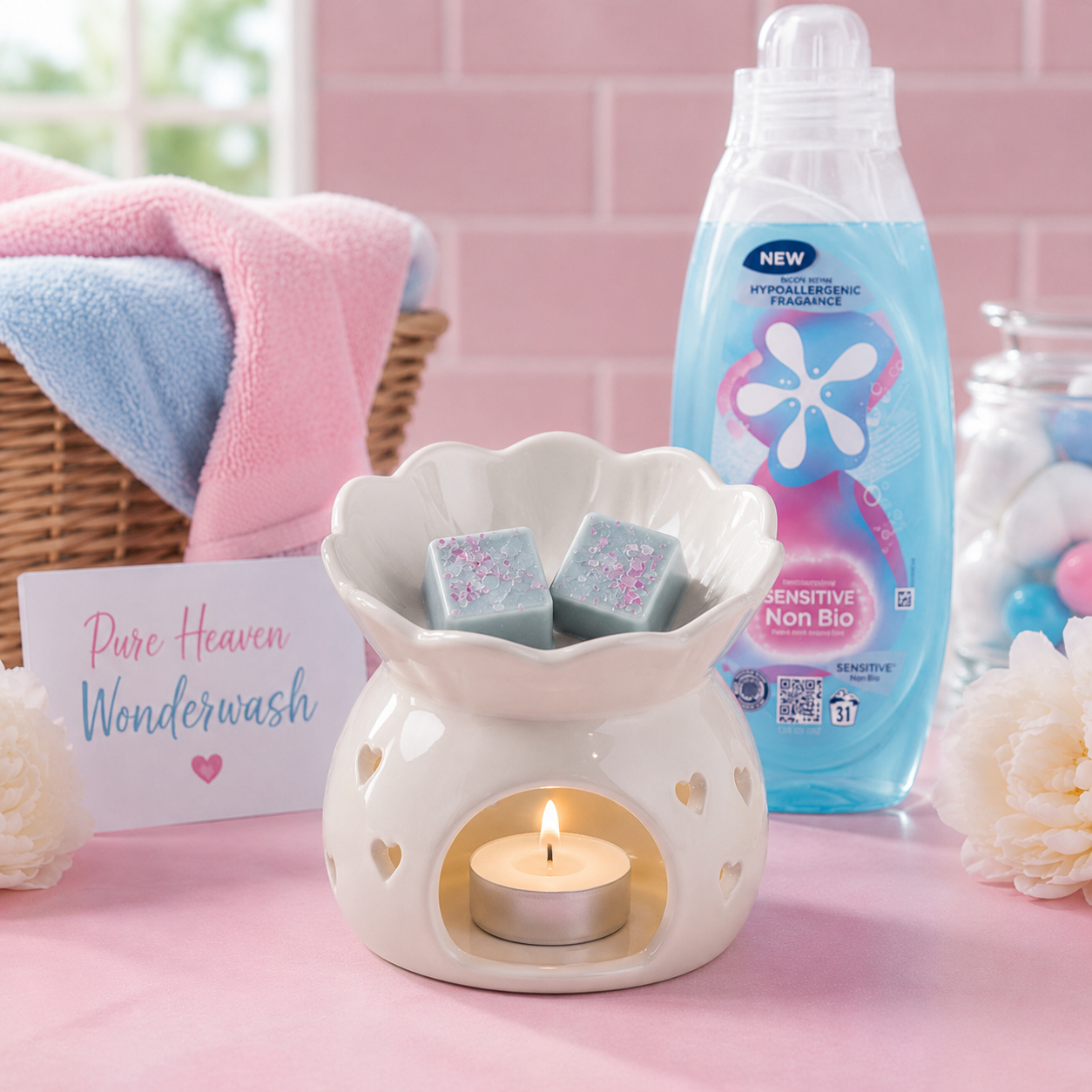 Pure Heaven Wonderwash Wax Melt | Strong Scented Soy Wax Melts UK