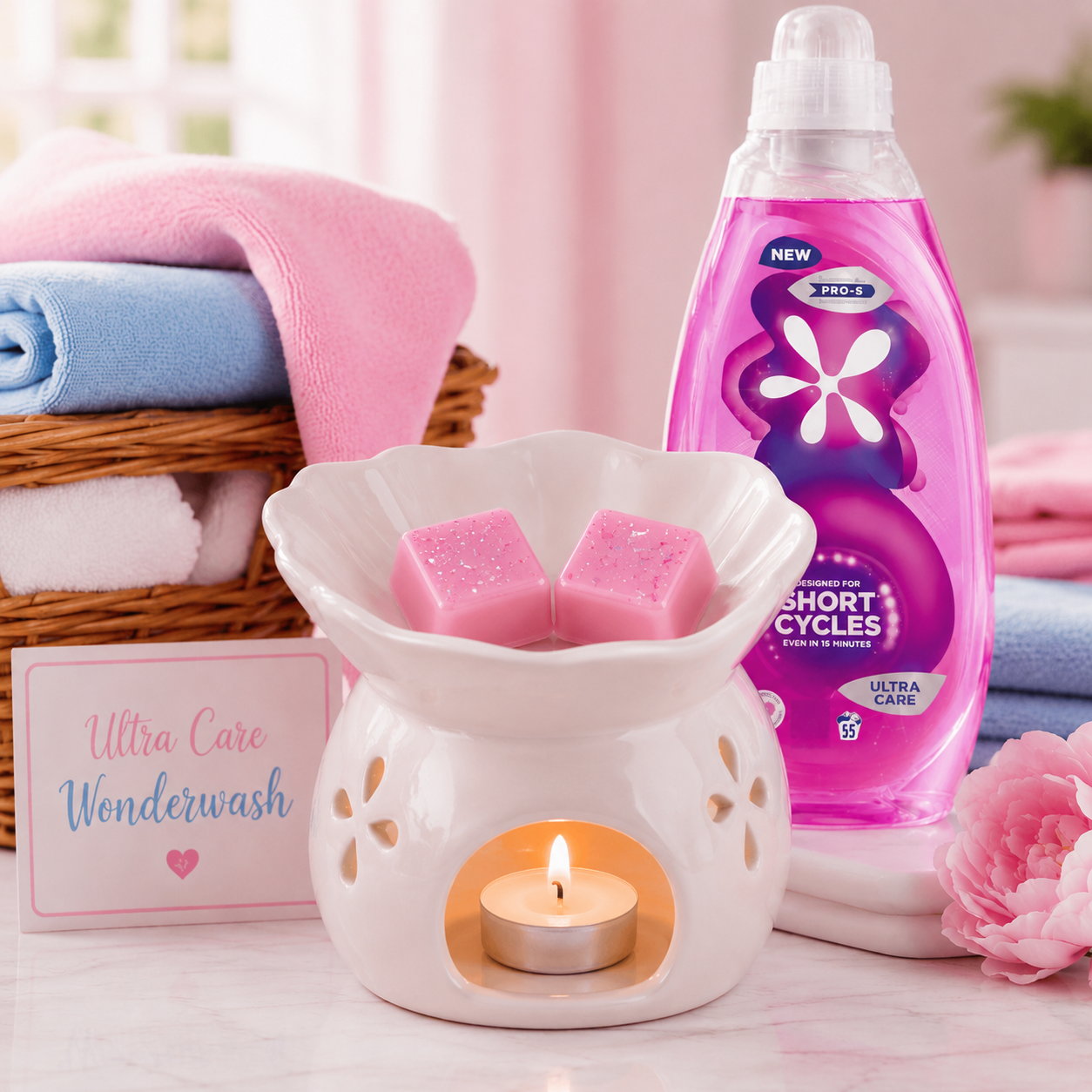 Ultra Care Wonderwash Wax Melt | Strong Scented Soy Wax Melts UK