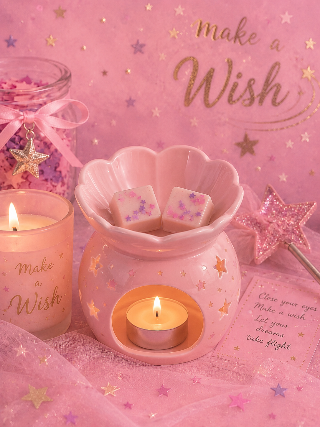 Make A Wish Wax Melt | Strong Scented Soy Wax Melts UK