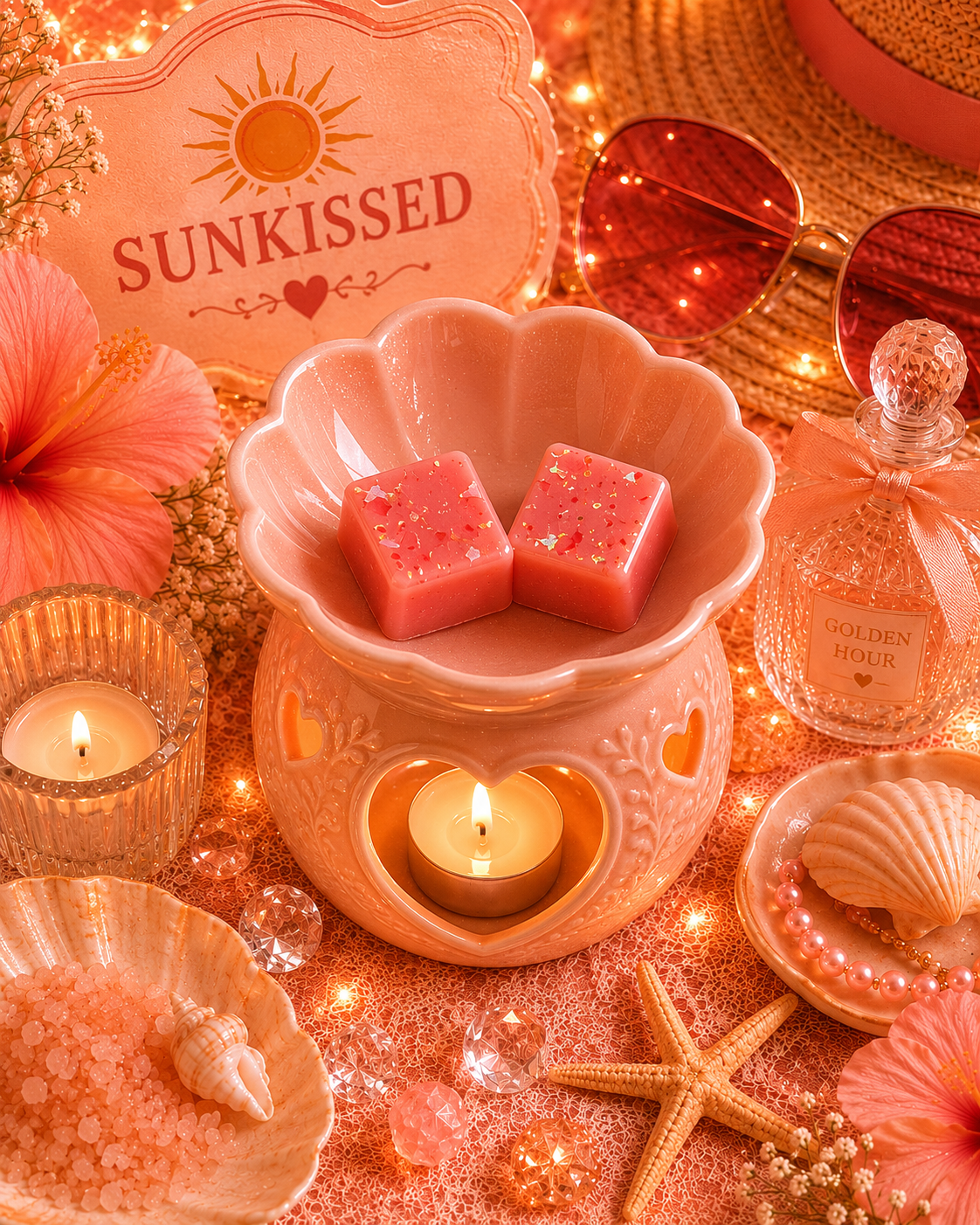 Sunkissed Wax Melt | Strong Scented Soy Wax Melts UK