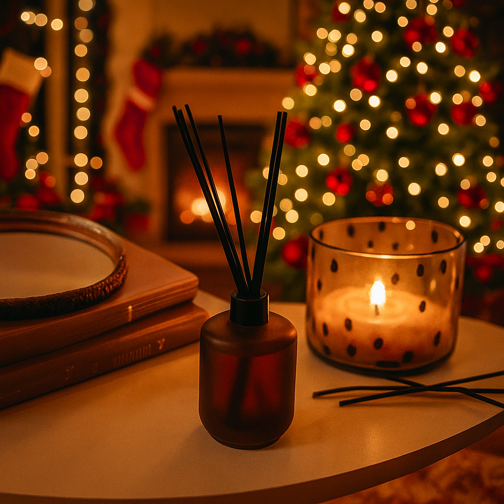 Cosy Afternoon Frosted Amber Diffuser Bottle - 250ML