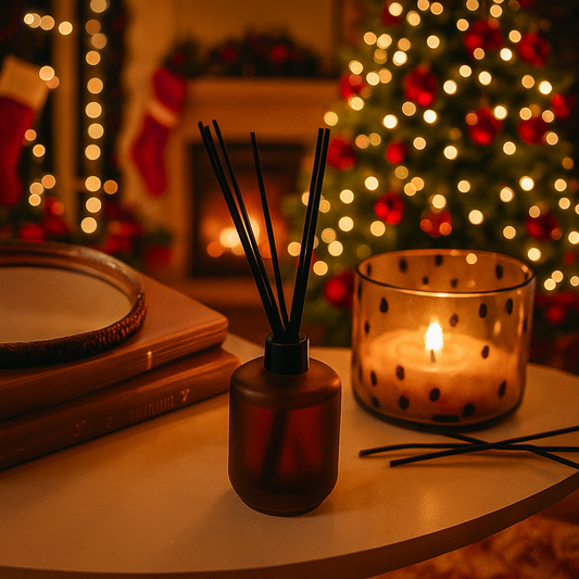 Cosy Afternoon Frosted Amber Diffuser Bottle - 250ML