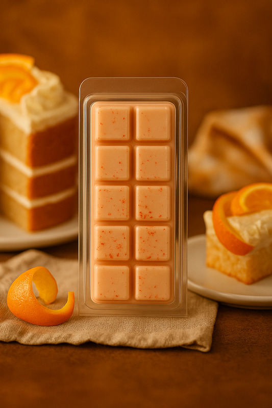 Orange Chiffon Cake Wax Melt Bar