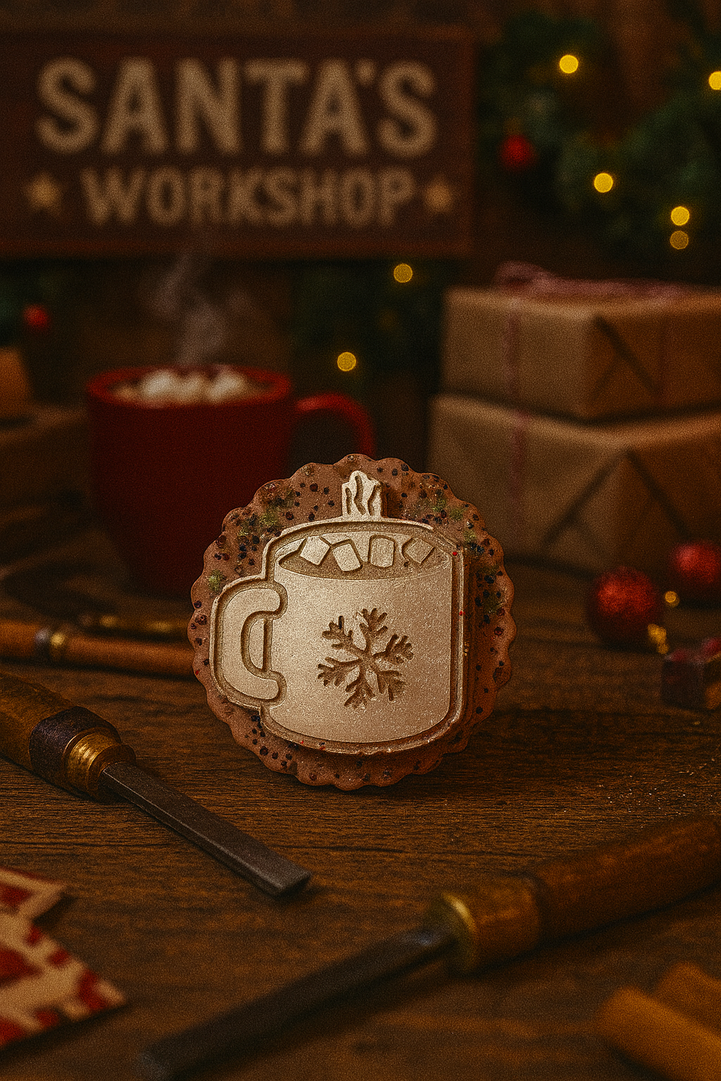 Santa's Nightcap Wax Melt Slab