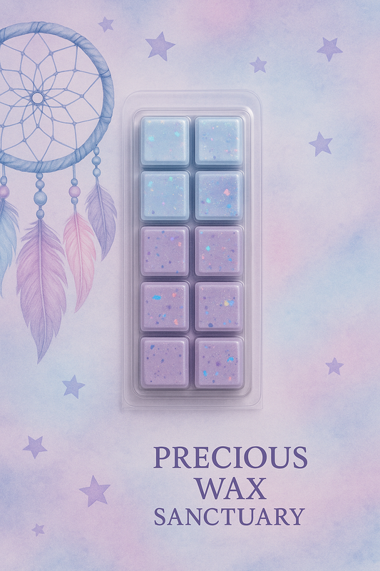 Our 'Dreamcatcher' wax melt is here to bring tranquility to your space.