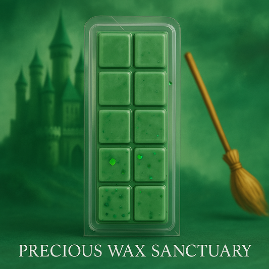 Unleash your wicked charm! ✨ Our 'Elphy's Wicked Charm' wax melt is here to add a touch of mystery to your space.