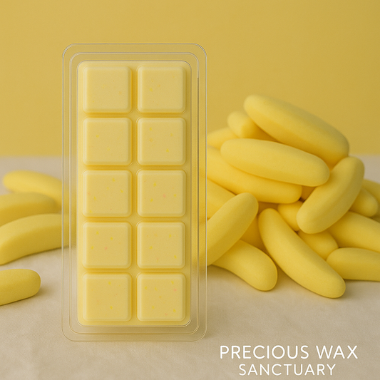 Create a sweet, cheerful, and delightfully nostalgic atmosphere. Our 'Foam Banana' wax melt is perfect for a touch of fun and a happy, comforting vibe.