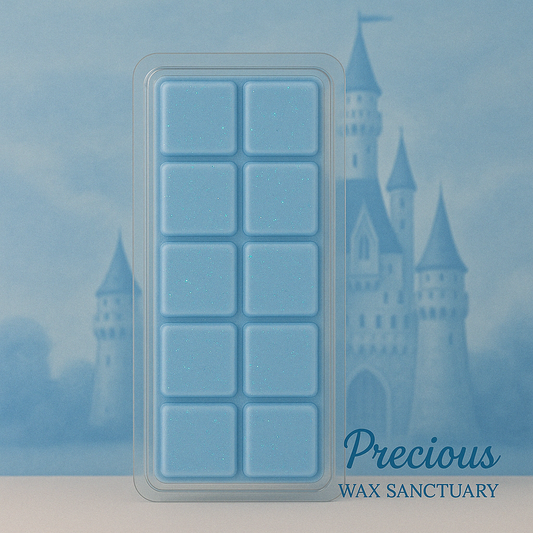 Create a delicate, clean, and delightfully enchanting atmosphere. Our 'Glass Slipper' wax melt is perfect for an elegant and whimsical vibe.
