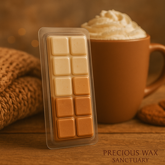 Wrap yourself in cozy comfort! 🍫☕ Our 'Hot Cocoa and Cream' wax melt, inspired by Bath and Body Works' delicious scent. It's pure warm, sweet, and comforting bliss! 