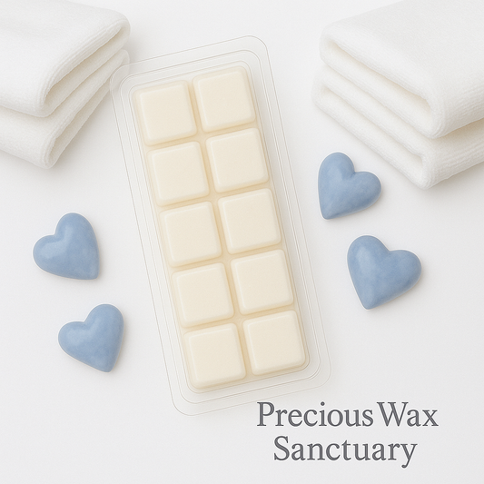 Laundry Day Wax Melts Scentsy Dupe featuring a fresh, clean scent with notes of crisp linen, soft floral, and subtle citrus, evoking the fresh and airy aroma of freshly laundered clothes.