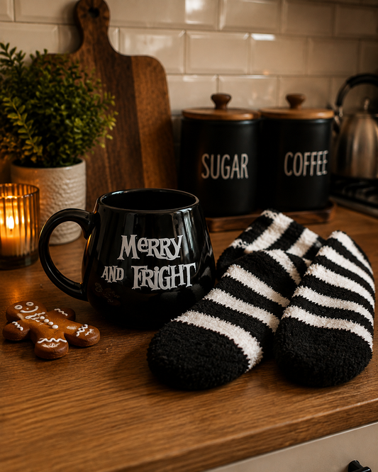 Spooky festive mug and sock gift set 