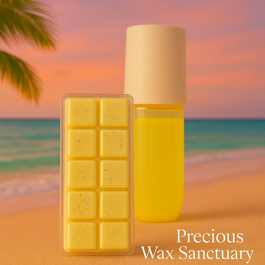 Feeling a little dull? Light up your day with the uplifting scent of our 'Radiance' wax melt. It's like sunshine in a cube!