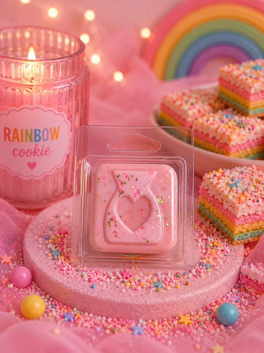 Rainbow Cookie Wax Melt Sample | Strong Scented Soy Wax Melts UK