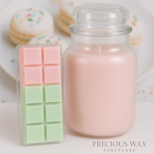Taste the rainbow... with your nose! 🌈🍪 Our 'Rainbow Cookie' wax melt, inspired by Yankee Candle's fun scent. It's pure sweet, colourful, and joyful bliss! 