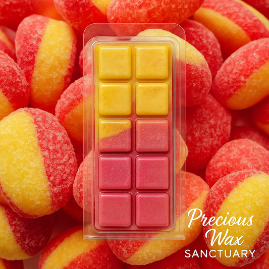Bring back those childhood memories! Our 'Rhubarb and Custard' wax melt is pure comfort.