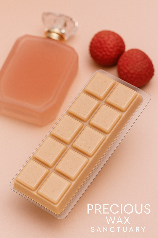 Add some sparkle to your day! ✨💖 Our 'Sparkling Lychee' wax melt, inspired by Kayali's Sparkling Lychee | 39. It's pure juicy delight!
