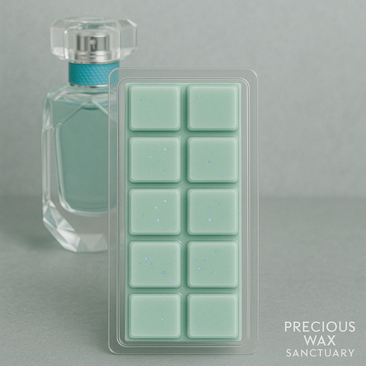 Bring a little sparkle home! ✨💎 Our 'Tiffany Perfume' wax melt, inspired by that iconic scent. It's pure sparkling, elegant, and sophisticated bliss! 