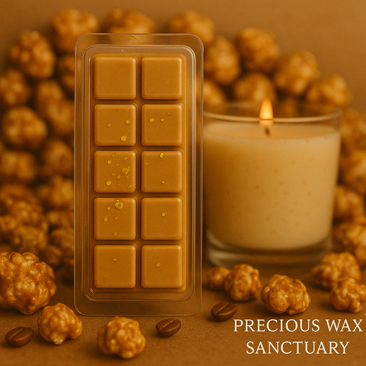 Bring the movie night magic home! 🍿🍬 Our 'Toffee Popcorn' wax melt is here to fill your home with deliciousness. 