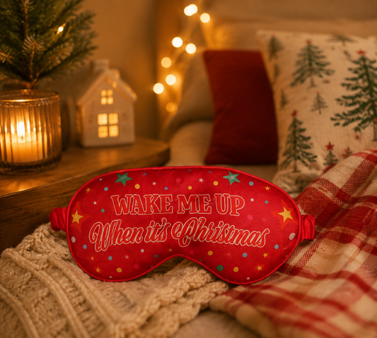 Festive sleeping mask perfect stocking filler gift