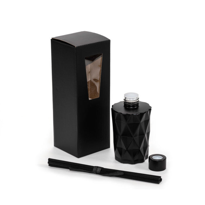 Matte Black Diamond Reed Diffuser Gift Set