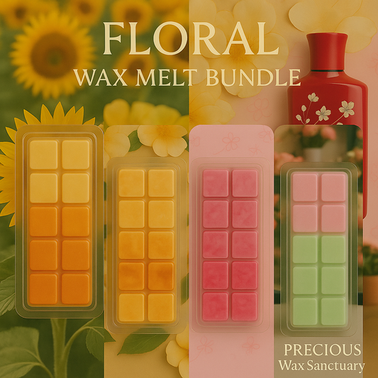 Floral Inspired Wax Melt Bar Bundle
