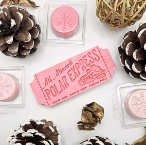 Mrs Claus Cookies Pink Polar Express Ticket Wax Melt