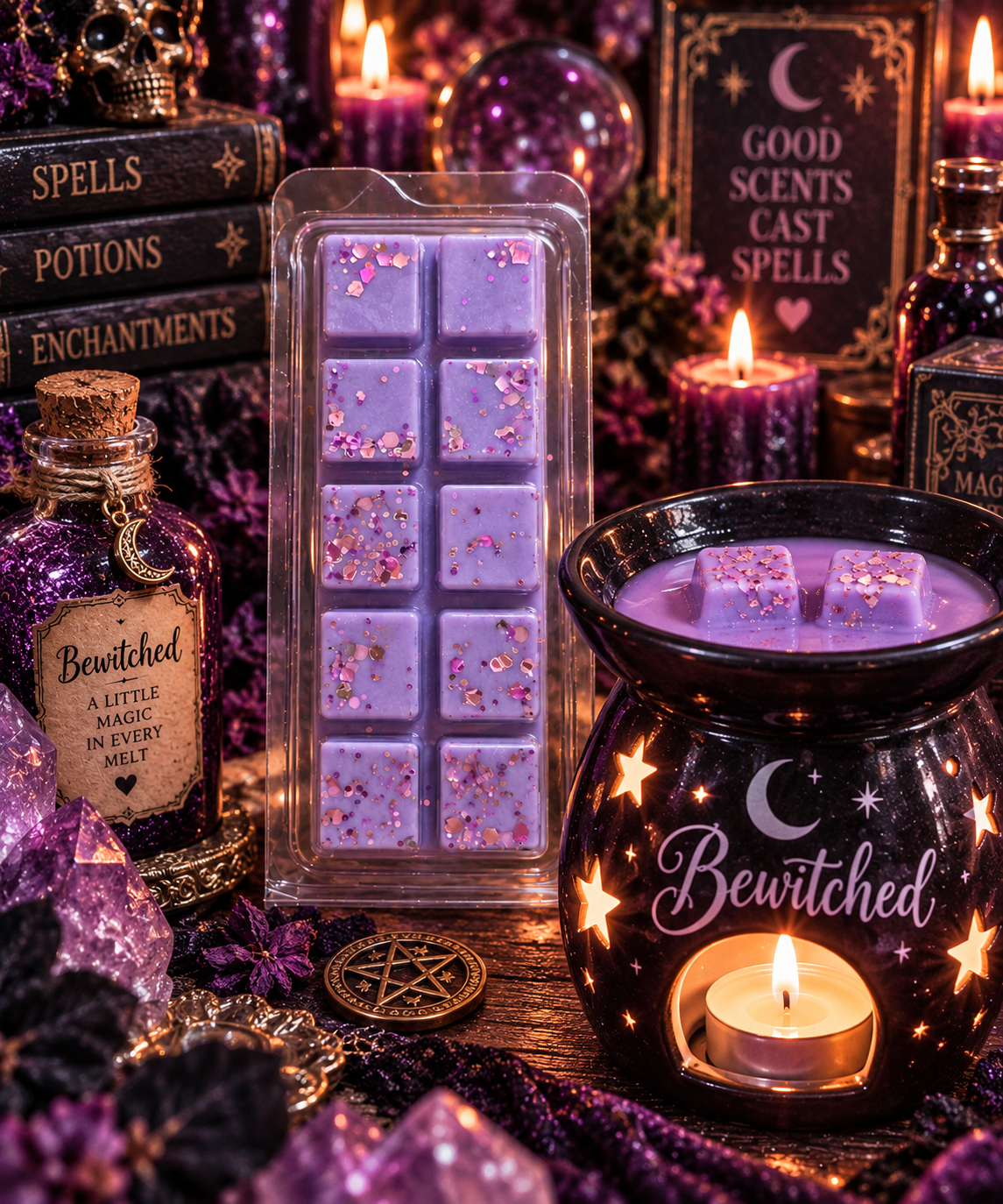 Bewitched Wax Melt Bar | Strong Scented Soy Wax Melts UK