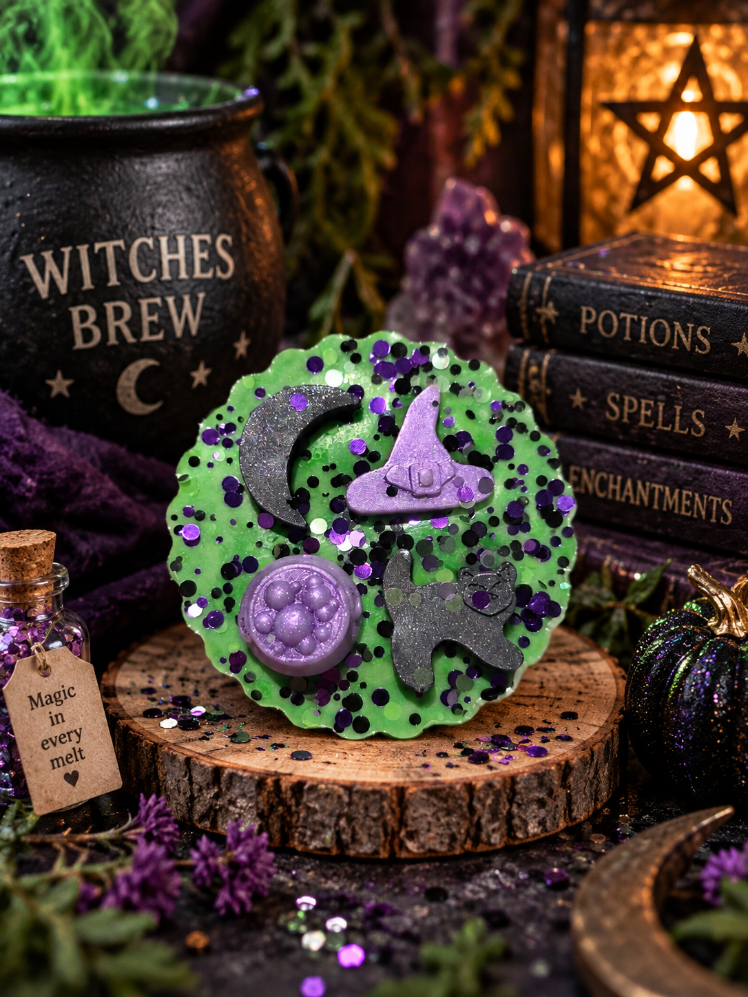 Witches Brew Wax Melt Shape | Strong Scented Soy Wax Melts UK