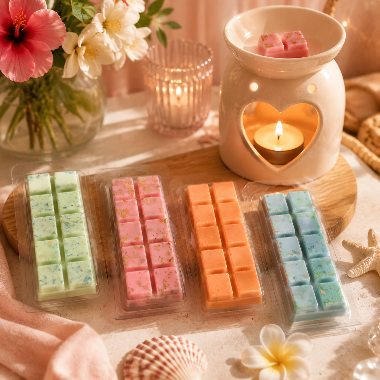 Mystery Summer Wax Melt Bar Bundle | Strong Scented Soy Wax Melts UK