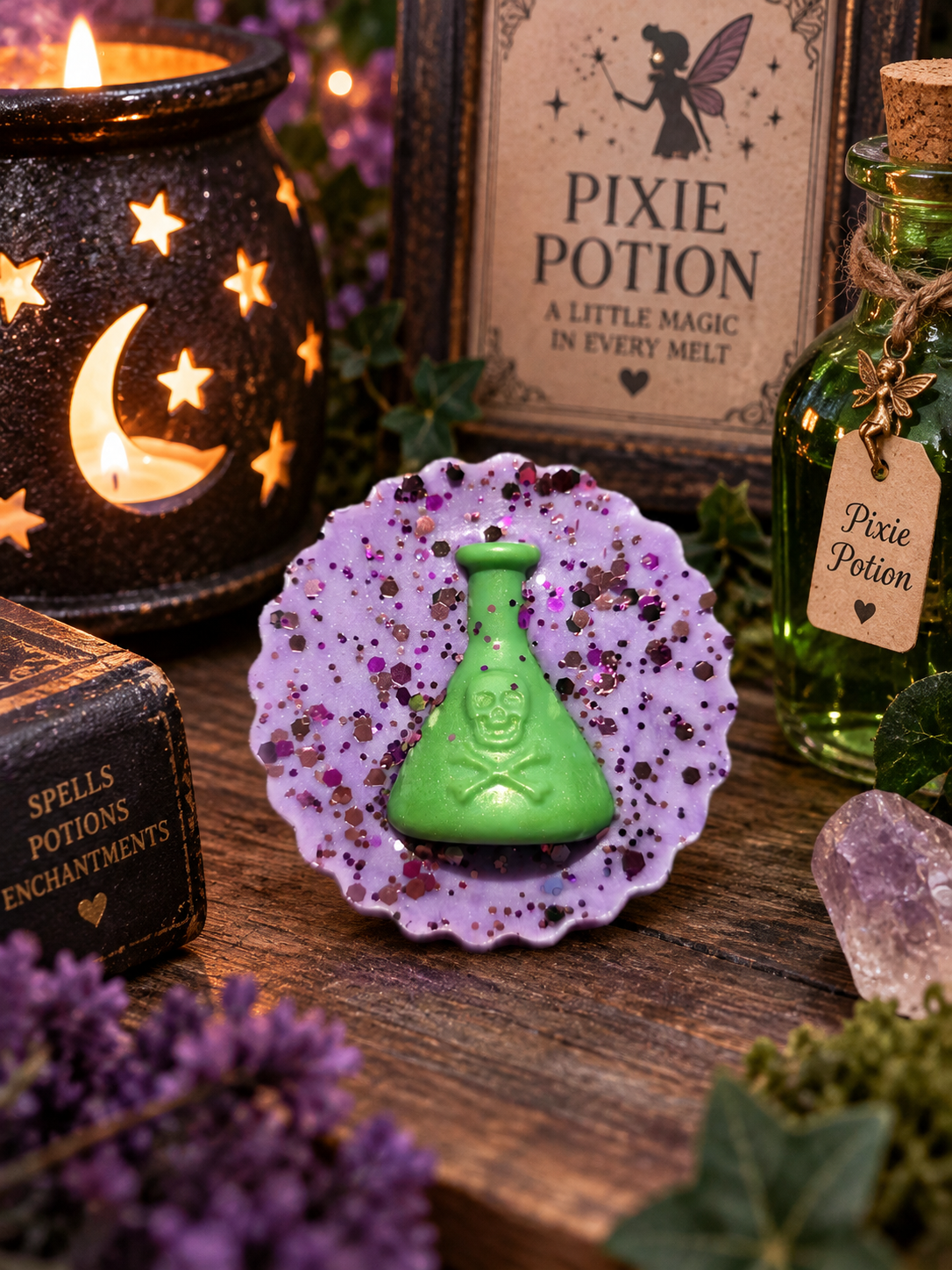 Pixie Potion Wax Melt Shape | Strong Scented Soy Wax Melts UK