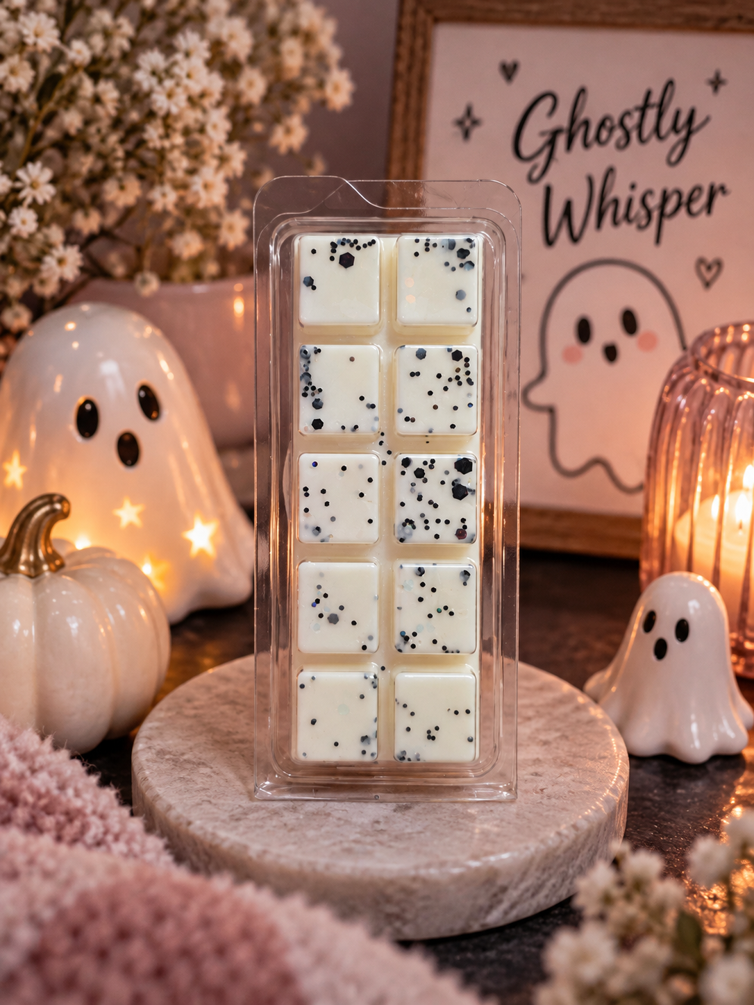 Ghostly Whisper Wax Melt Bar | Strong Scented Soy Wax Melts UK