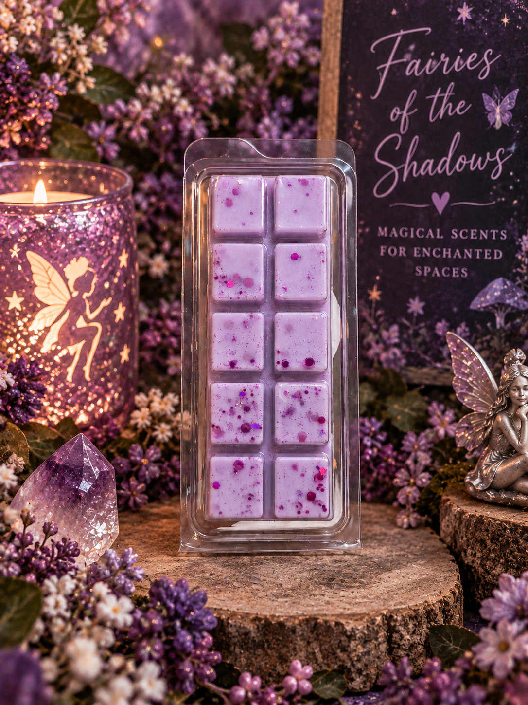 Fairies of the Shadows Wax Melt Bar | Strong Scented Soy Wax Melts UK