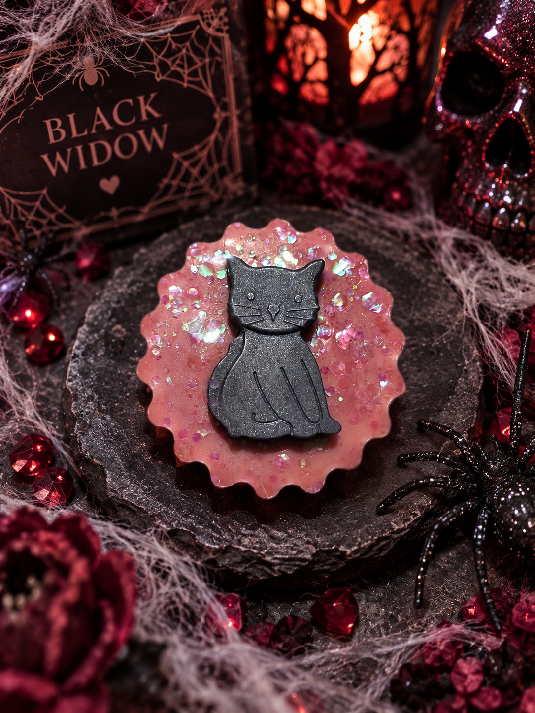 Black Widow Wax Melt Shape | Strong Scented Soy Wax Melts UK