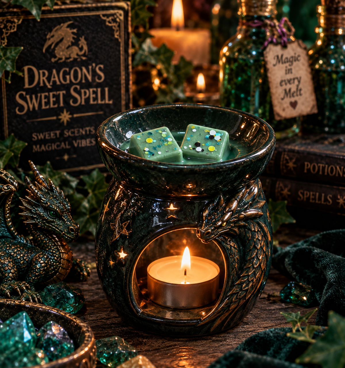 Dragon's Sweet Spell Wax Melt Bar | Strong Scented Soy Wax Melts UK